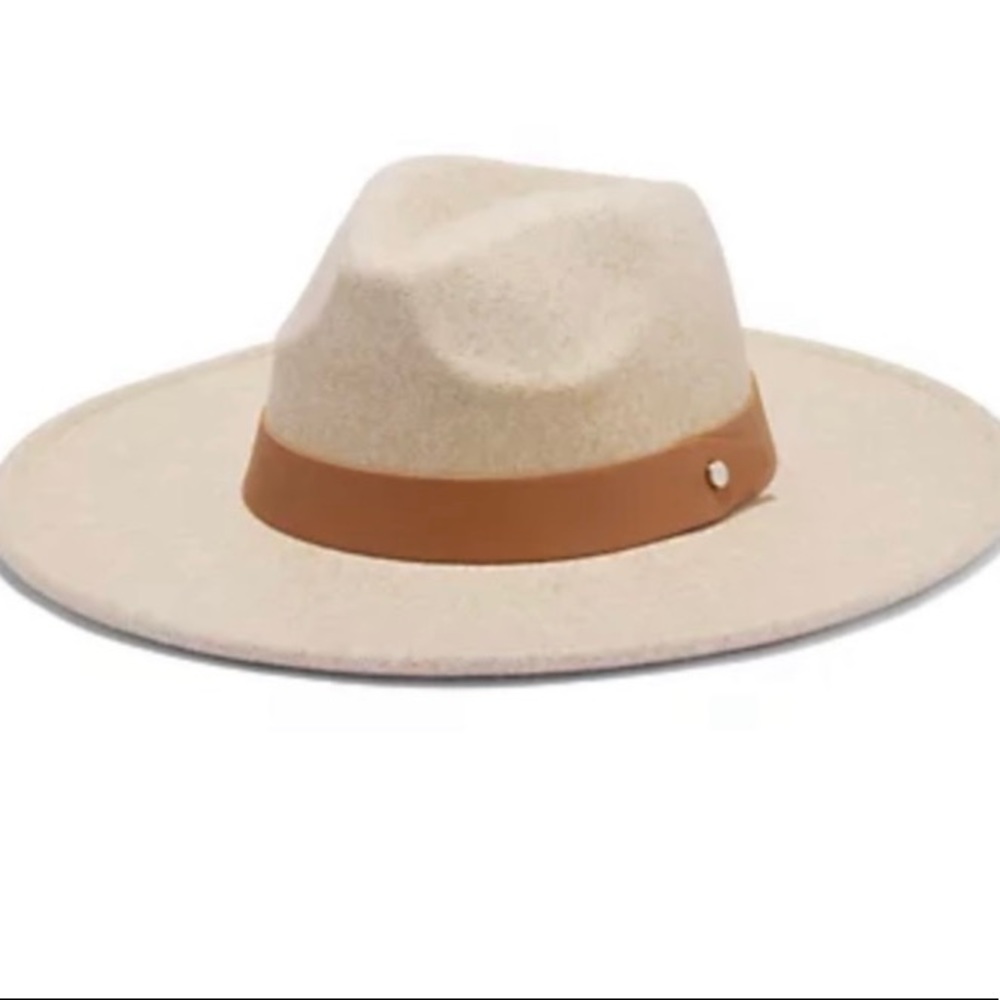 New York and Company Printed-Band Panama Hat-Fame
